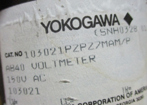 Yokogawa Type AB-40 Cat # 103021PZPZ7MAM P