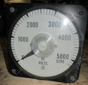 Yokogawa Type AB-40 Cat # 103021PZPZ7MAM P Volt Meter FV